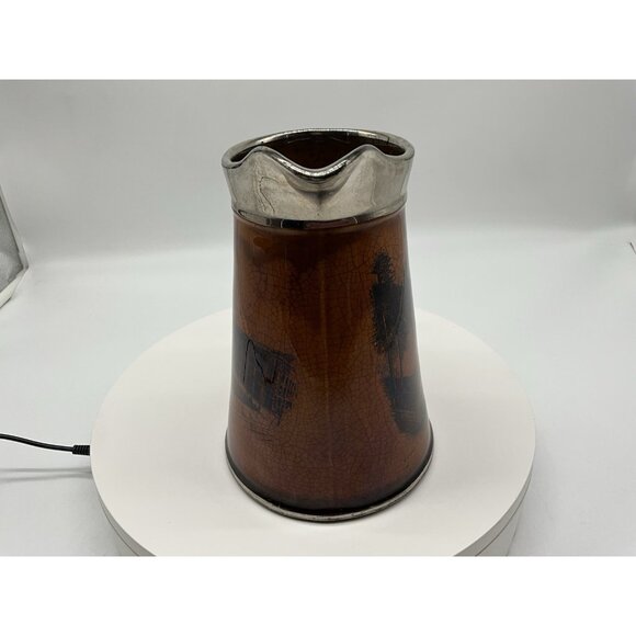 Ridgeway Pottery Pitcher Made for the Bon Mache in Seattle Unique NW Collectible - Picture 5 of 14